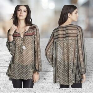 Free people sheer tunic size S
